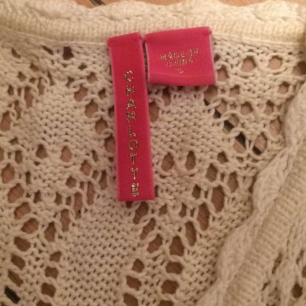 Charlotte Tatantola Crochet Cardigan, short sleeve - Picture 5 of 8